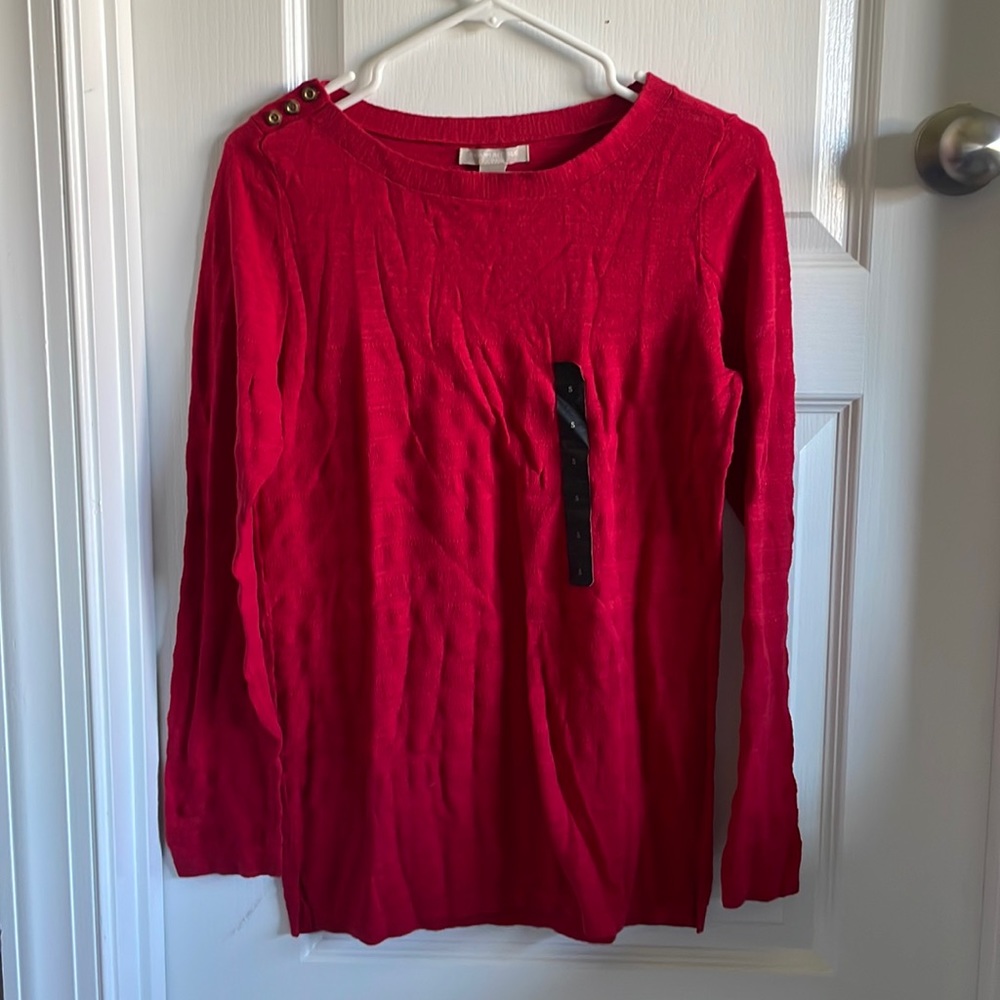Banana Republic red sweater